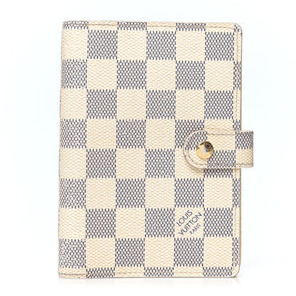 Louis Vuitton Damier Azur Small Ring Agenda Cover 1 of 10
