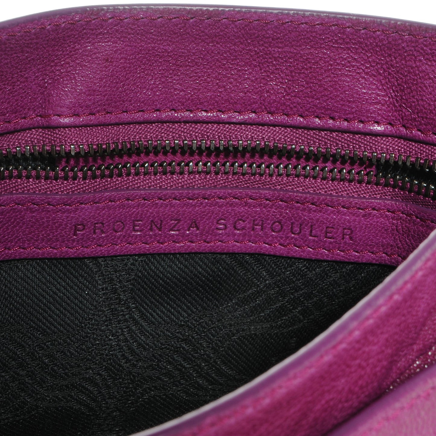 Leather PS1 Crossbody Pouch Orchid