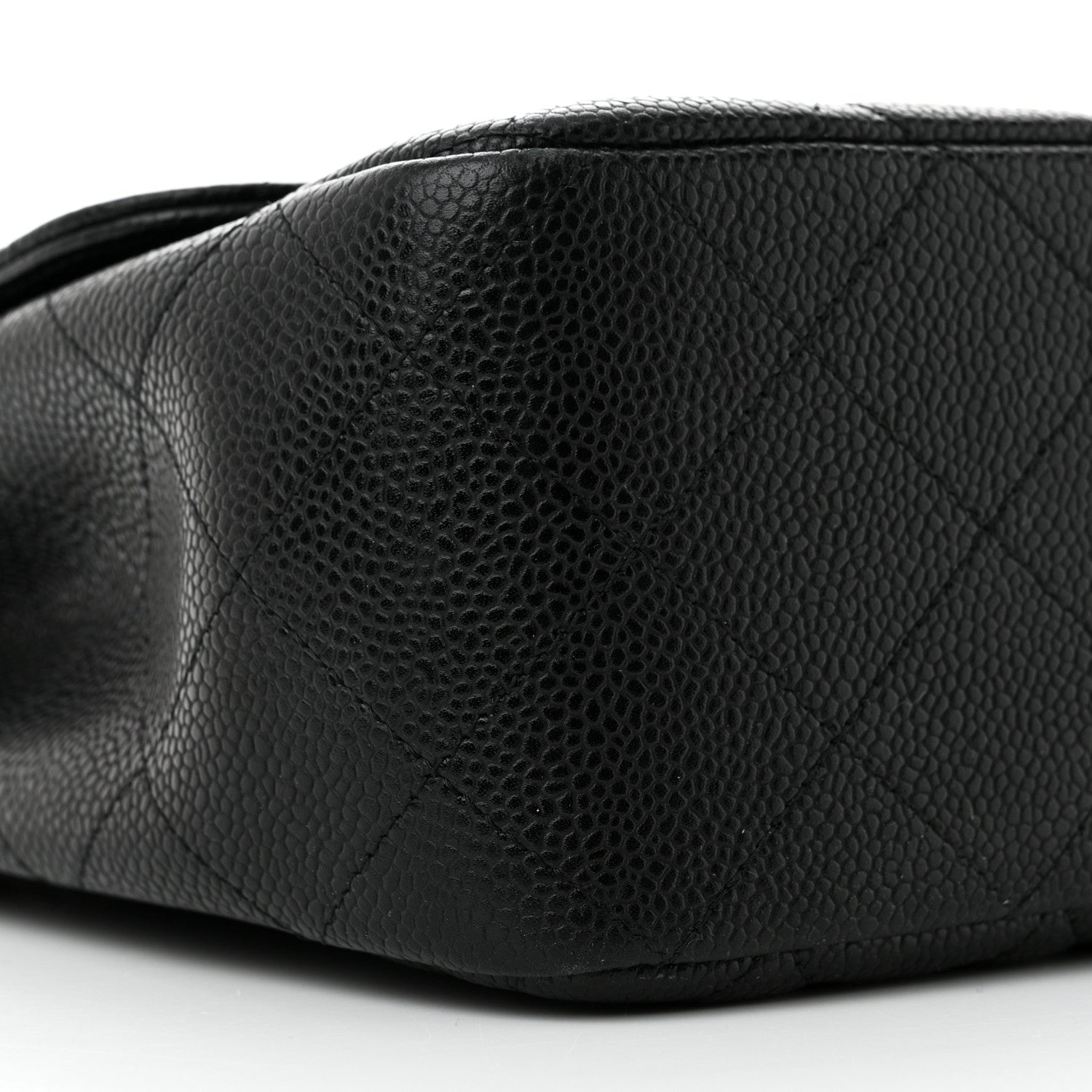 Chanel Caviar Quilted Jumbo Single Flap Black 9 of 13