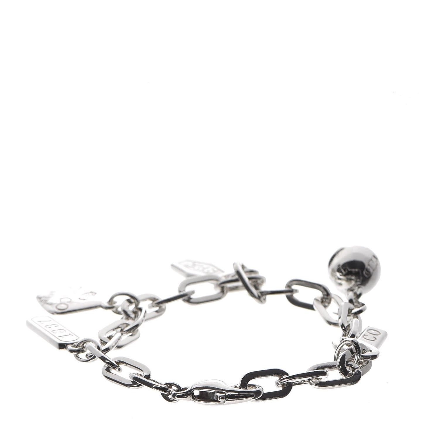 Sterling Silver 1837 Charm Bracelet