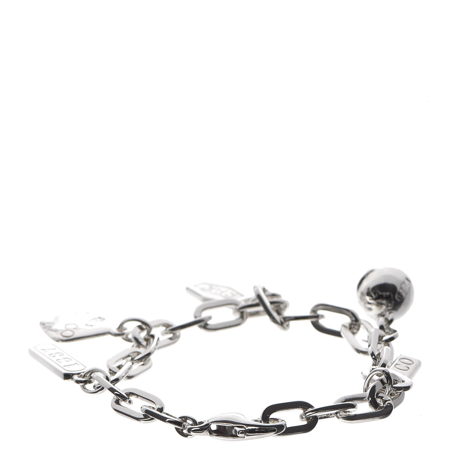 Tiffany Sterling Silver 1837 Charm Bracelet 3 of 6