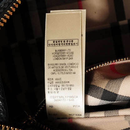 Burberry London Grainy Calfskin Medium Minford Portrait Tote Black 7 of 10