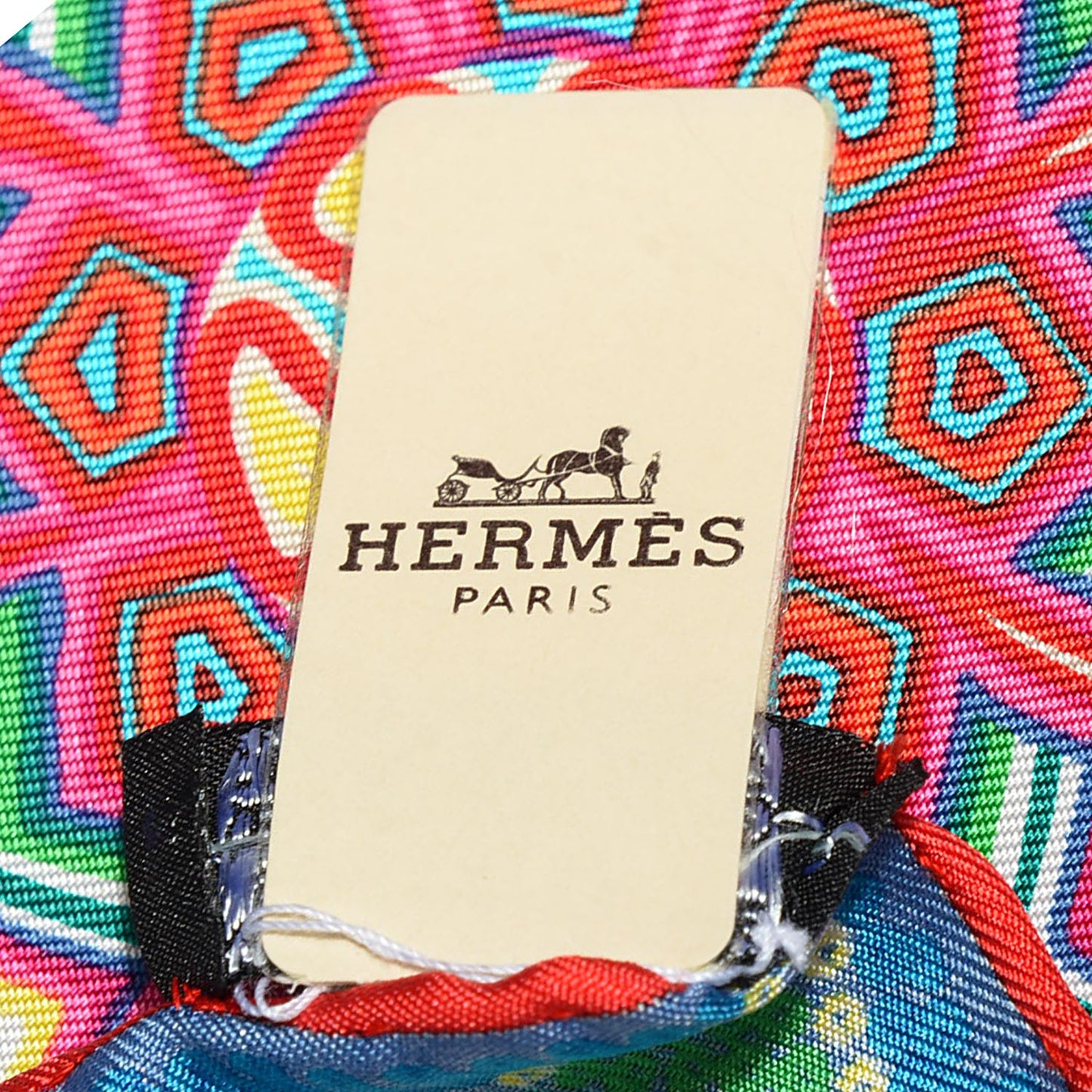 Silk L'Arbre Du Vent Scarf 90 Turquoise Vert Rose