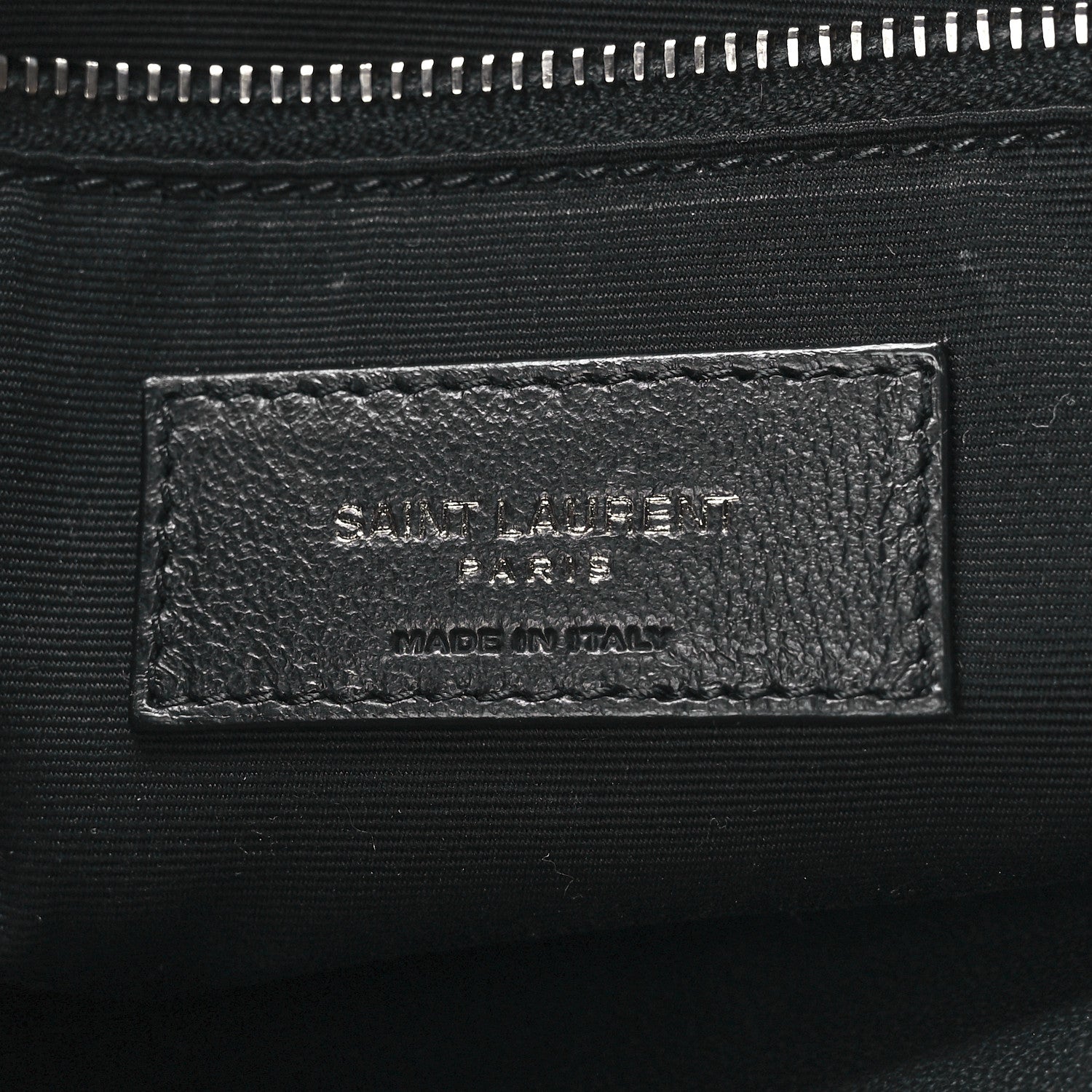 Saint Laurent Crinkled Calfskin Matelasse Monogram Medium Niki Chain Satchel Fog 7 of 12