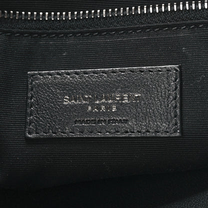 Saint Laurent Crinkled Calfskin Matelasse Monogram Medium Niki Chain Satchel Fog 7 of 12