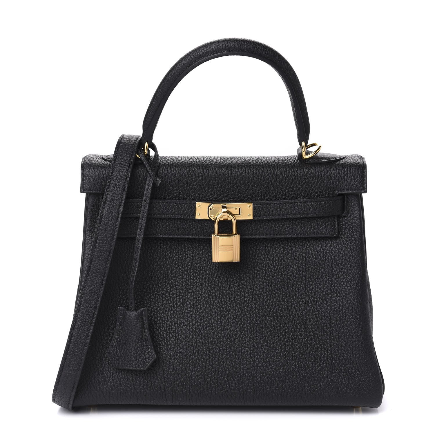 Hermes Togo Kelly Retourne 25 Black 1 of 11