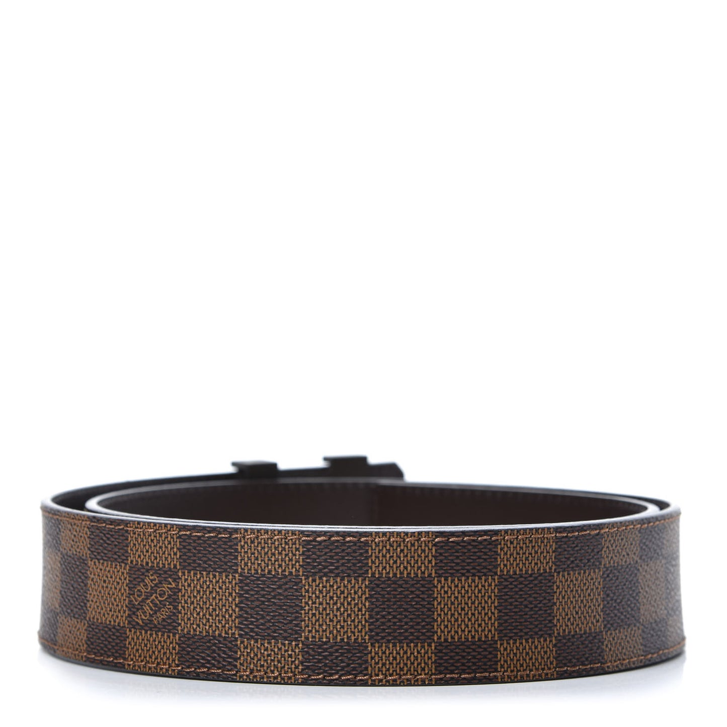 Damier Ebene 40mm LV Initiales Belt 90 36