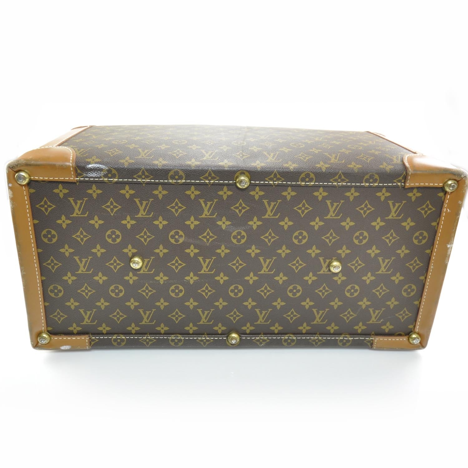 Louis Vuitton Monogram Suitcase Shoe Case 3 of 7
