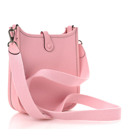Hermes Taurillon Clemence Evelyne TPM Rose Sakura 3 of 11