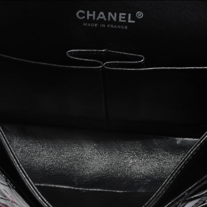 Chanel Patent Medium Double Flap Black 8 of 9