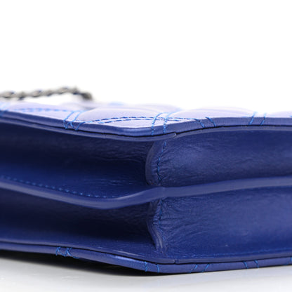 Chanel Calfskin Quilted Crossbody CC Phone Holder Dark Blue 8 of 9