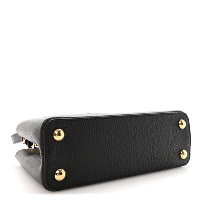 Louis Vuitton Taurillon Capucines BB Black 4 of 9