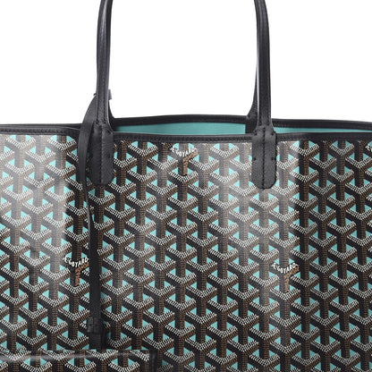 Goyard Goyardine Saint Louis Claire Voie PM Black Blue 8 of 10
