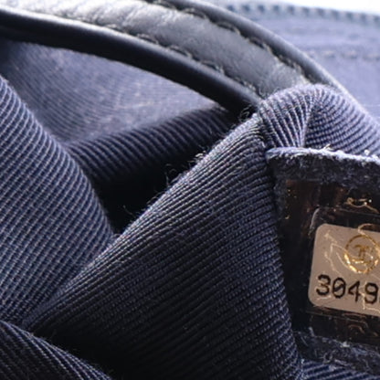 Chanel Calfskin Quilted Small XXL Travel Flap Bag Navy 6 of 9