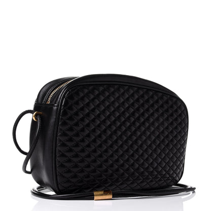 Saint Laurent Lambskin Quilted Victoire Camera Bag Black 2 of 4