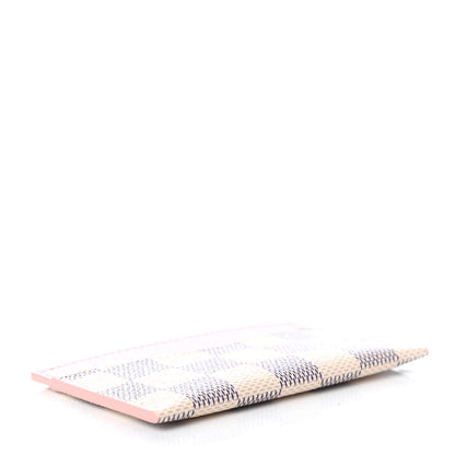 Louis Vuitton Damier Azur Daily Card Holder Rose Ballerine 4 of 6