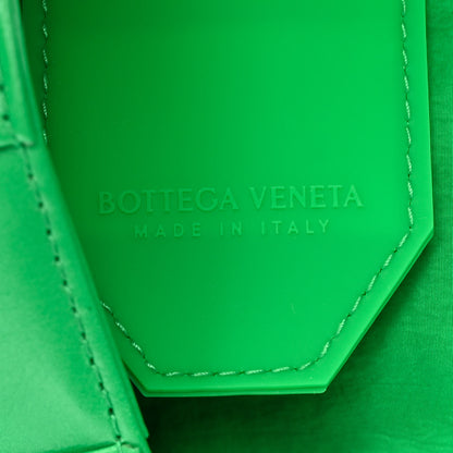 Bottega Veneta Paper Calfskin Maxi Intrecciato Small Cassette Crossbody Bag Grass 6 of 9