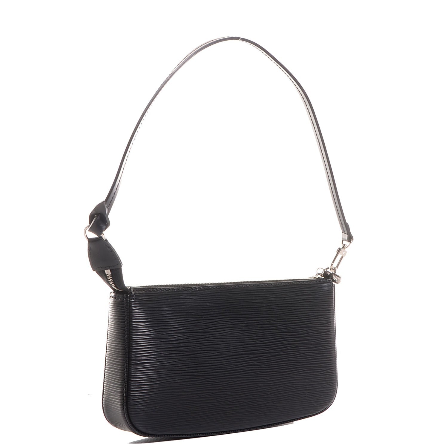 Louis Vuitton Epi Pochette Accessories NM Black 3 of 7