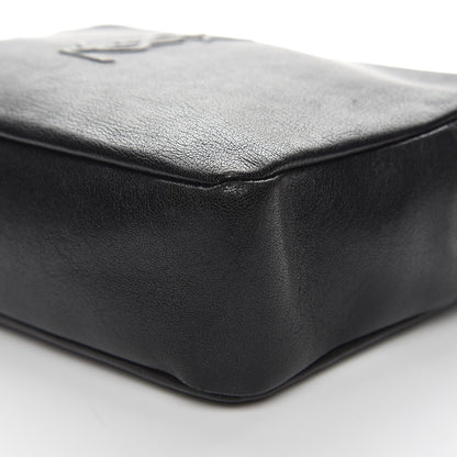 Saint Laurent Lambskin Monogram Small Lou Camera Bag Black 9 of 17