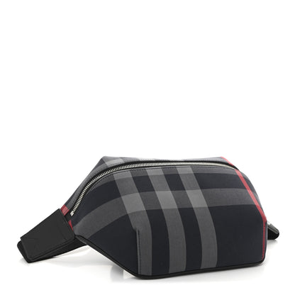 Burberry House Check Sonny Bum Bag Navy Grey 4 of 11