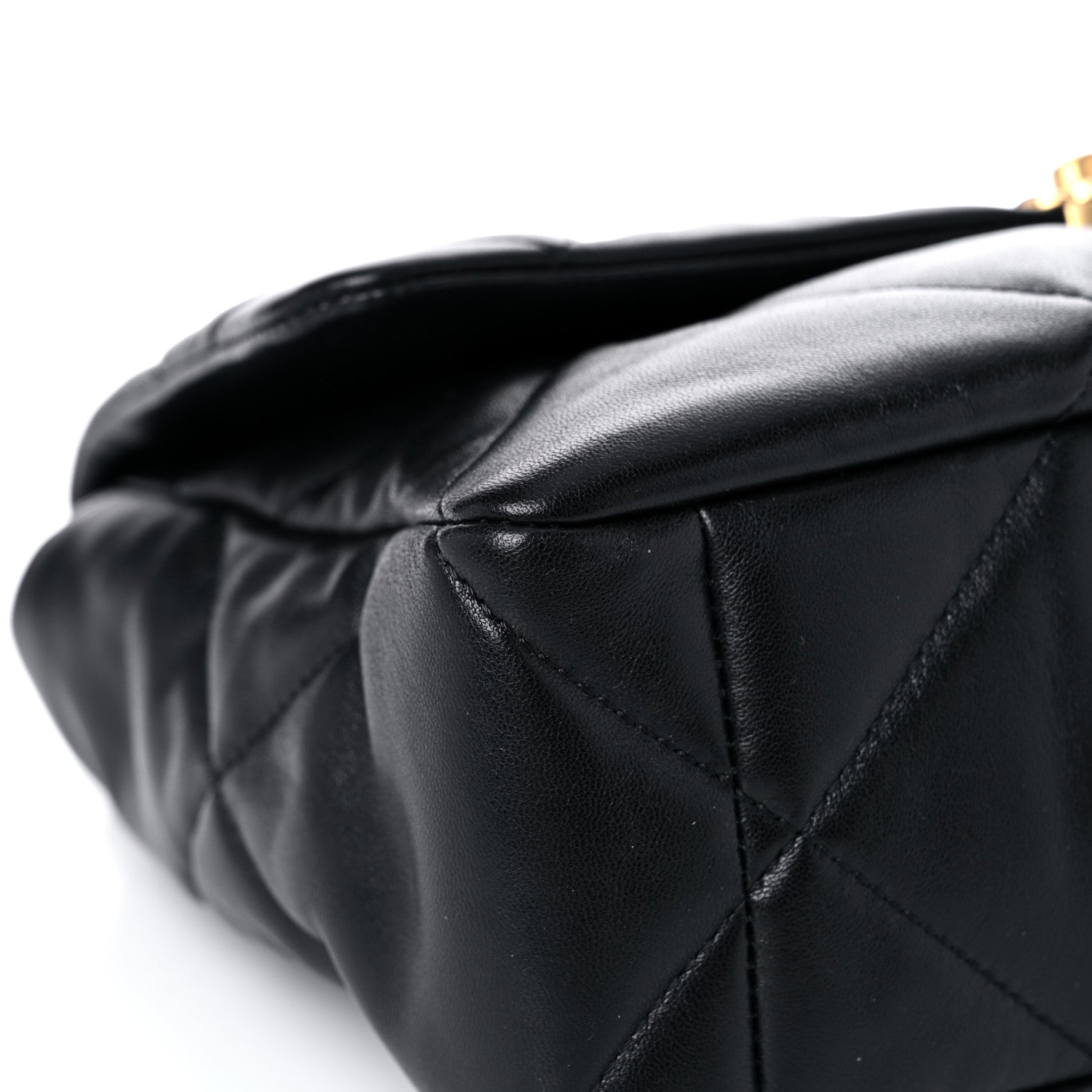 Chanel Lambskin Quilted Large Chanel 19 Flap Black 5 of 12