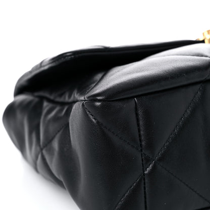 Chanel Lambskin Quilted Large Chanel 19 Flap Black 5 of 12