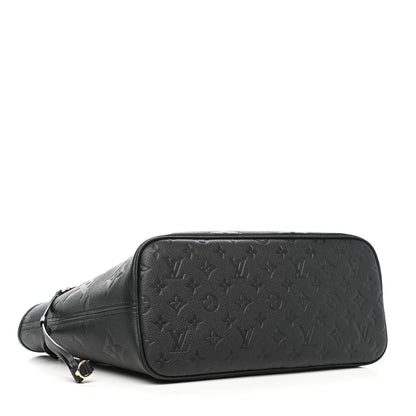 Louis Vuitton Empreinte Monogram Giant Neverfull MM Black 4 of 8