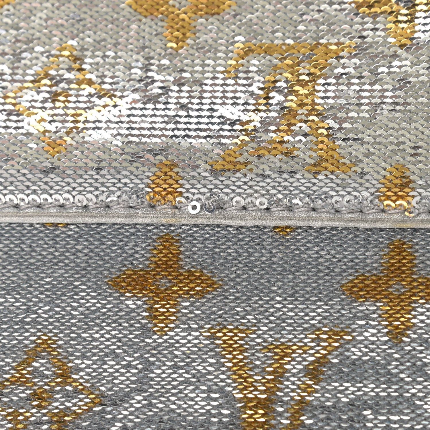 Louis Vuitton Sequins Monogram Twist Shoulder Bag PM Gold Silver 13 of 13
