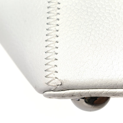 Chanel Caviar Square Stitched Bag White 13 of 14