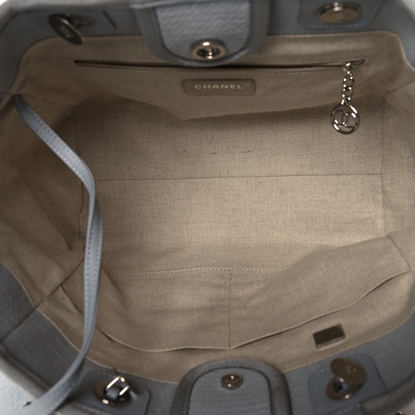 Mixed Fibers Small Deauville Tote Grey