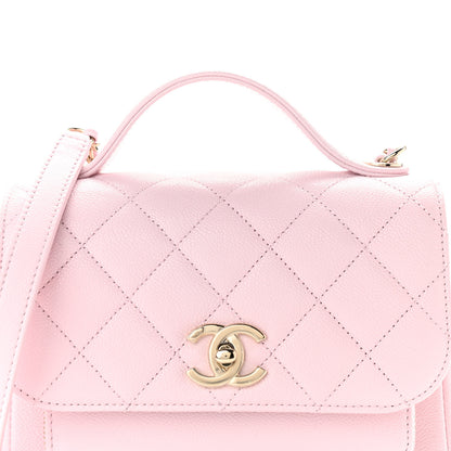 Chanel Caviar Quilted Mini Business Affinity Flap Light Pink 9 of 9