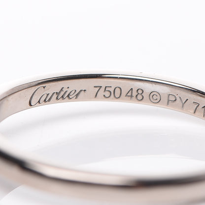 Cartier 18K White Gold Diamond D'Amour Heart Ring 48 4.5 5 of 7