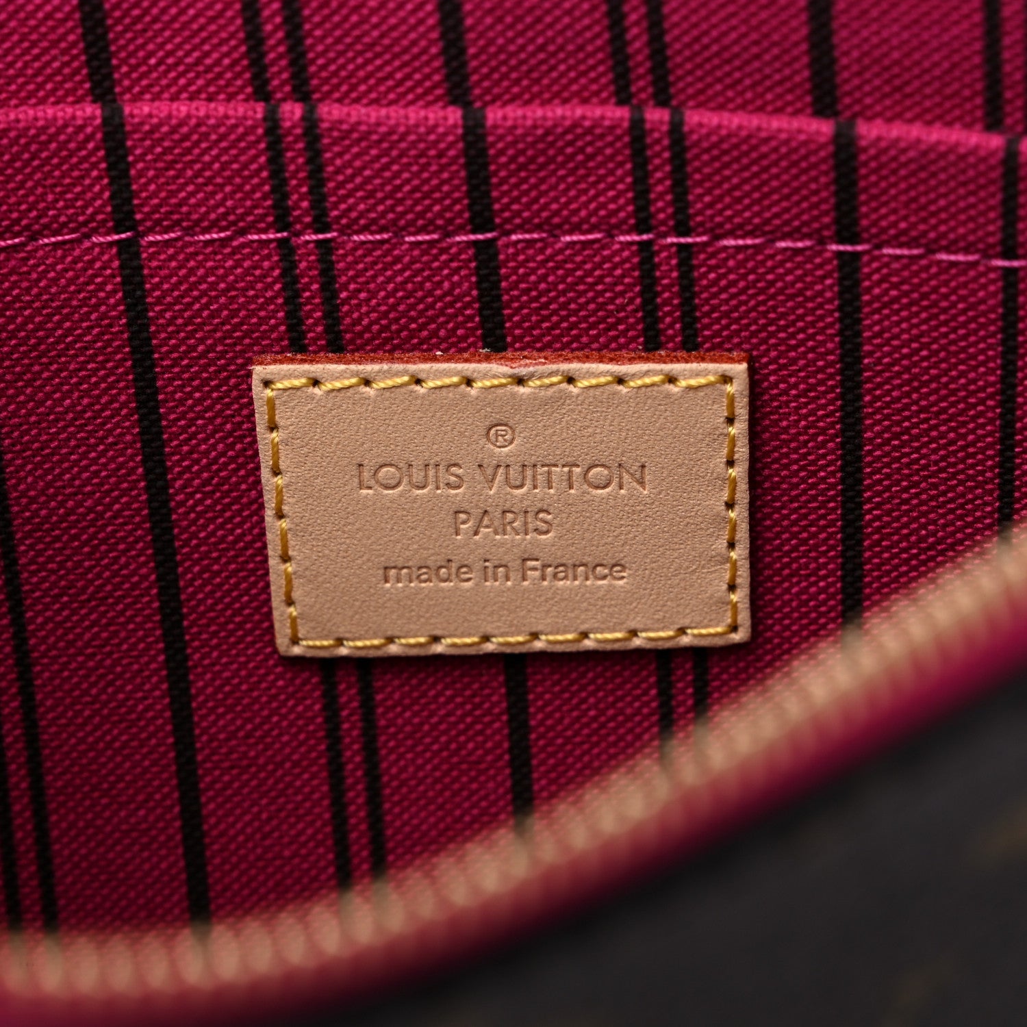 Louis Vuitton Monogram Neverfull MM GM Pochette Cherry 6 of 7