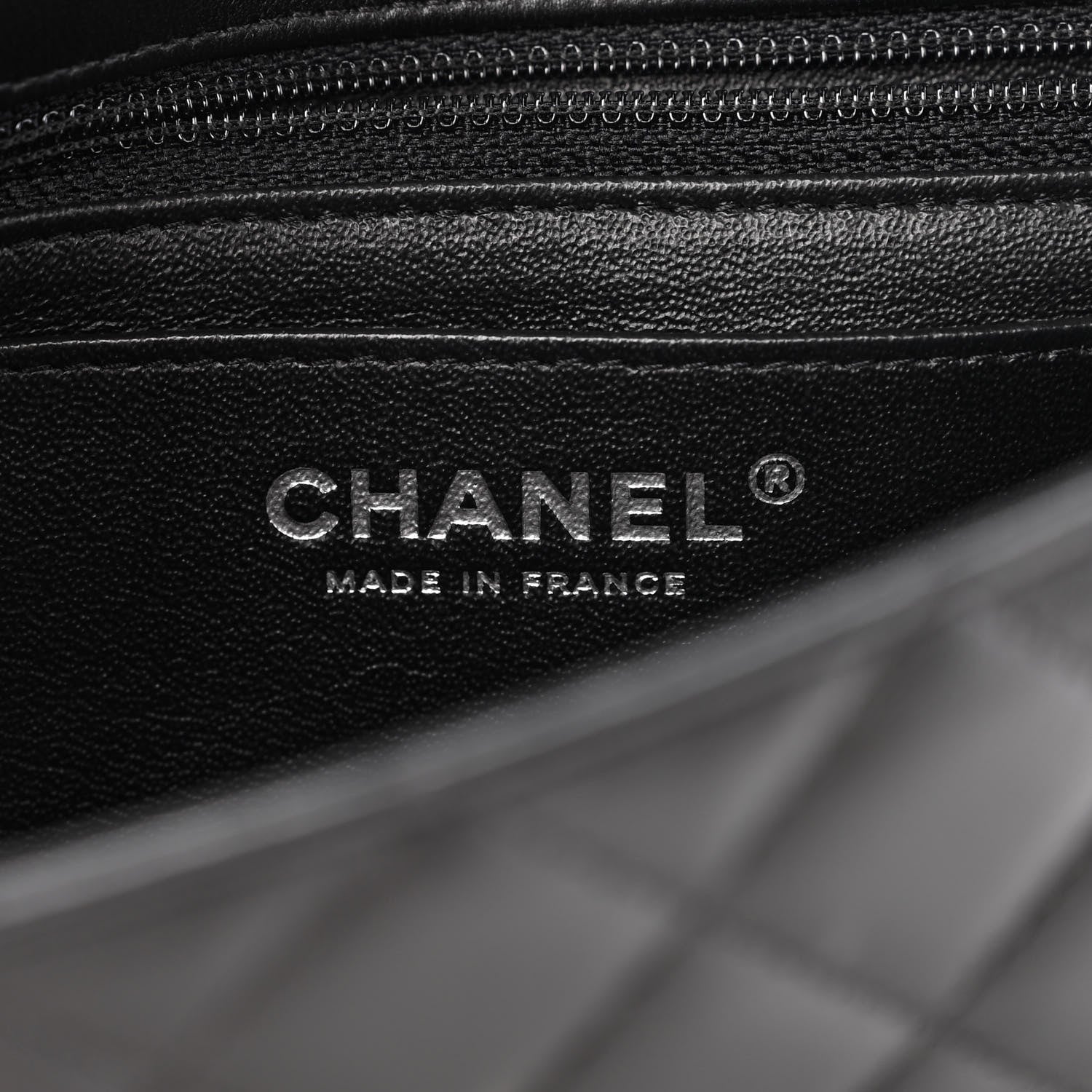 Chanel Lambskin Quilted Mini Rectangular Flap Black 6 of 10