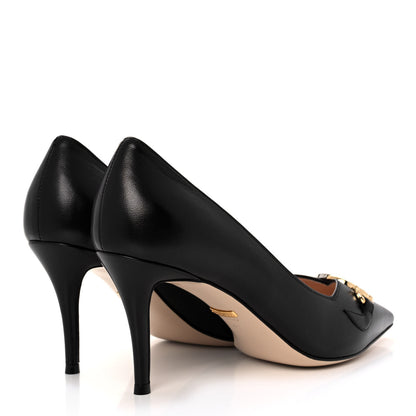 Gucci Malaga Kid Zumi 75mm Pumps 40 Black 4 of 11