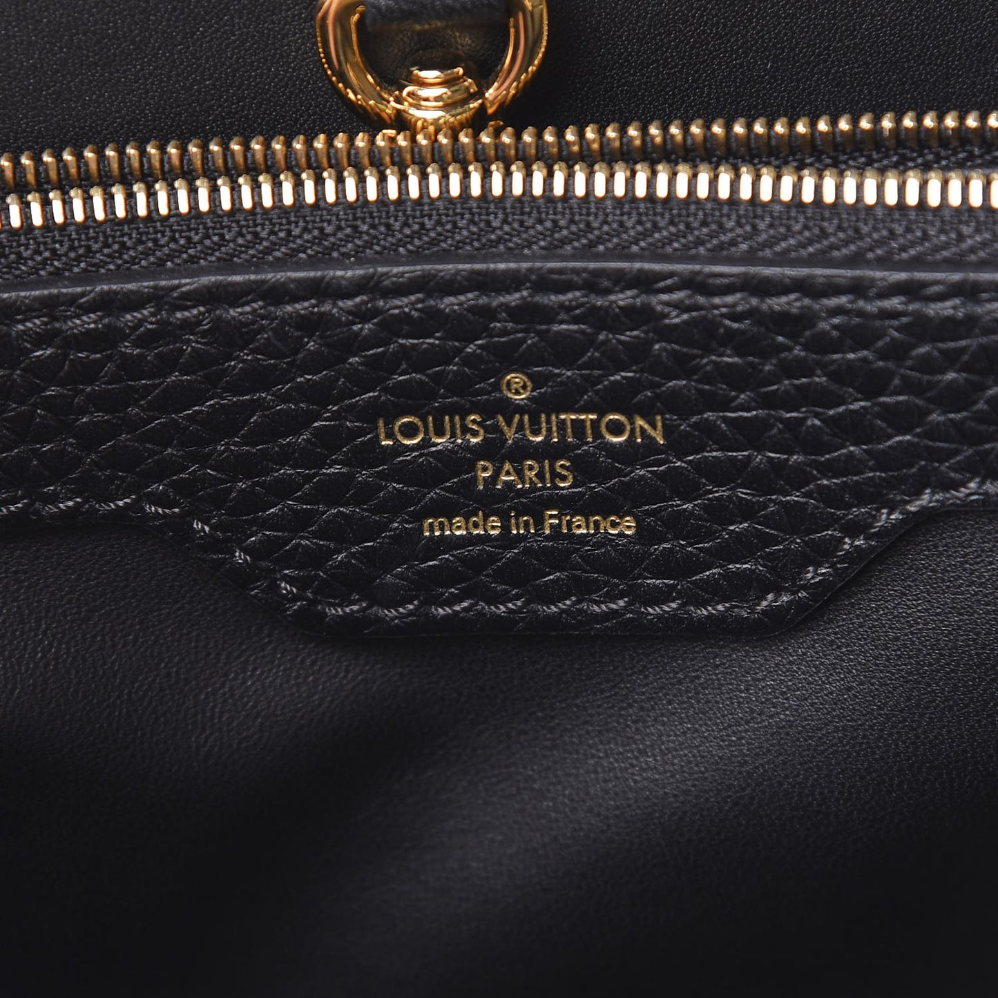 Taurillon Lambskin Capucines MM Black