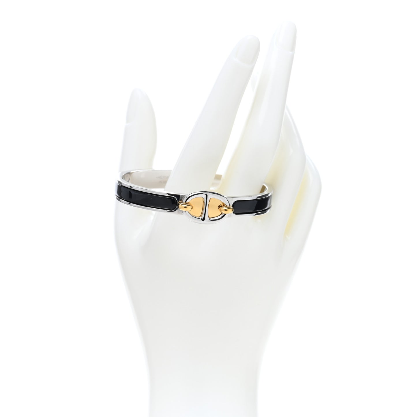 Enamel Mini Clic Chaine D'Ancre Farandole Bracelet GM Black