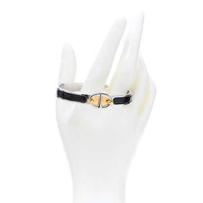 Hermes Enamel Mini Clic Chaine D'Ancre Farandole Bracelet GM Black 2 of 5