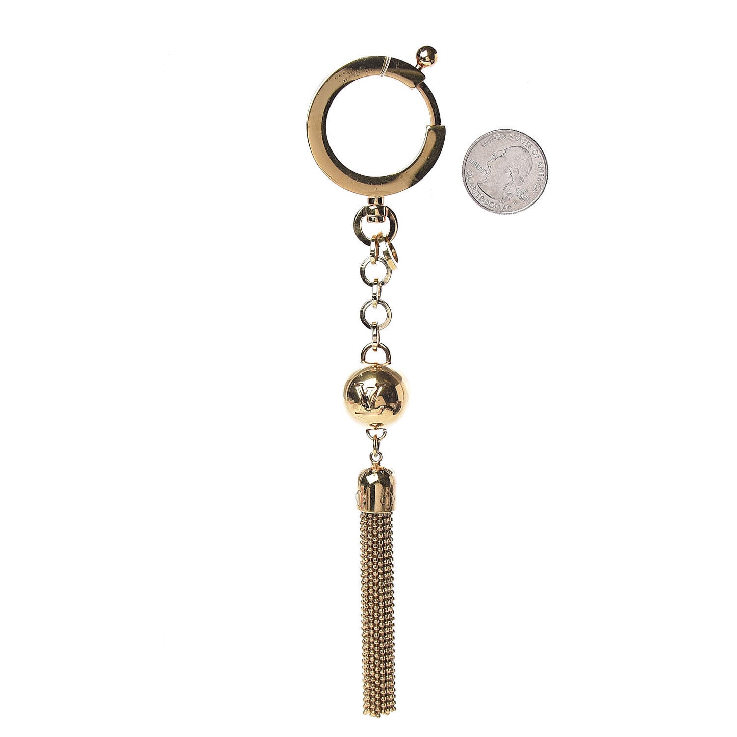 Goldtone Swing Key Holder and Bag Charm