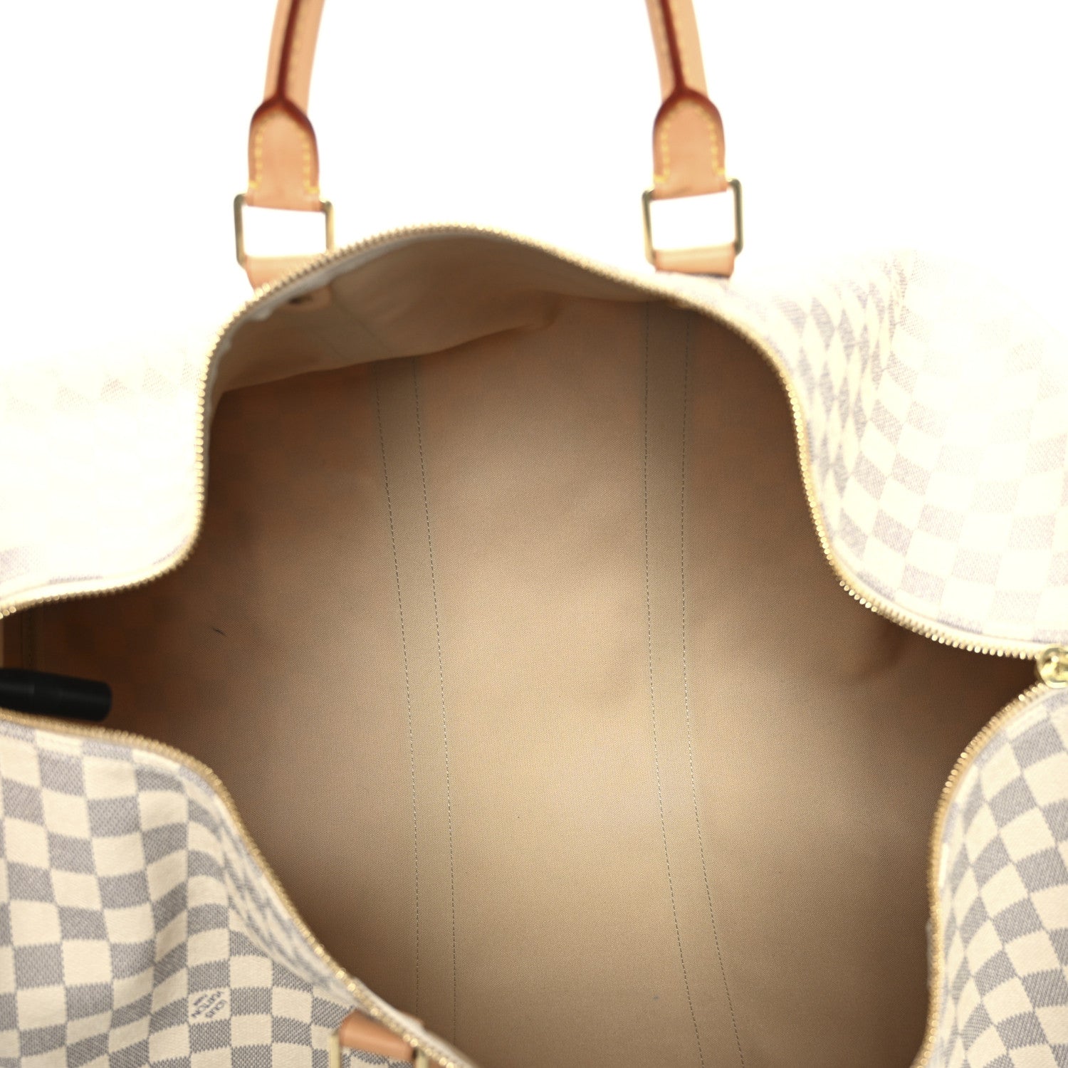 Louis Vuitton Damier Azur Keepall Bandouliere 55 5 of 22