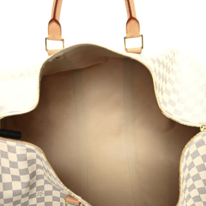 Louis Vuitton Damier Azur Keepall Bandouliere 55 5 of 22