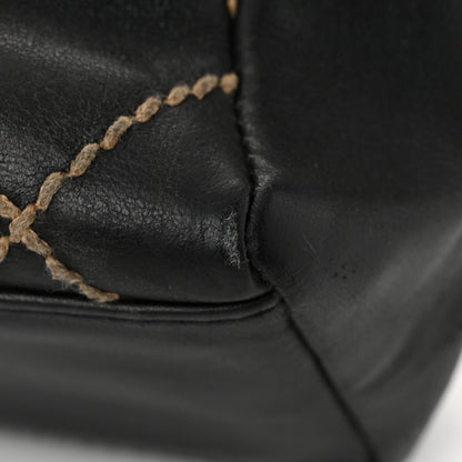 Chanel Calfskin Wild Stitch Shoulder Bag Black 11 of 11