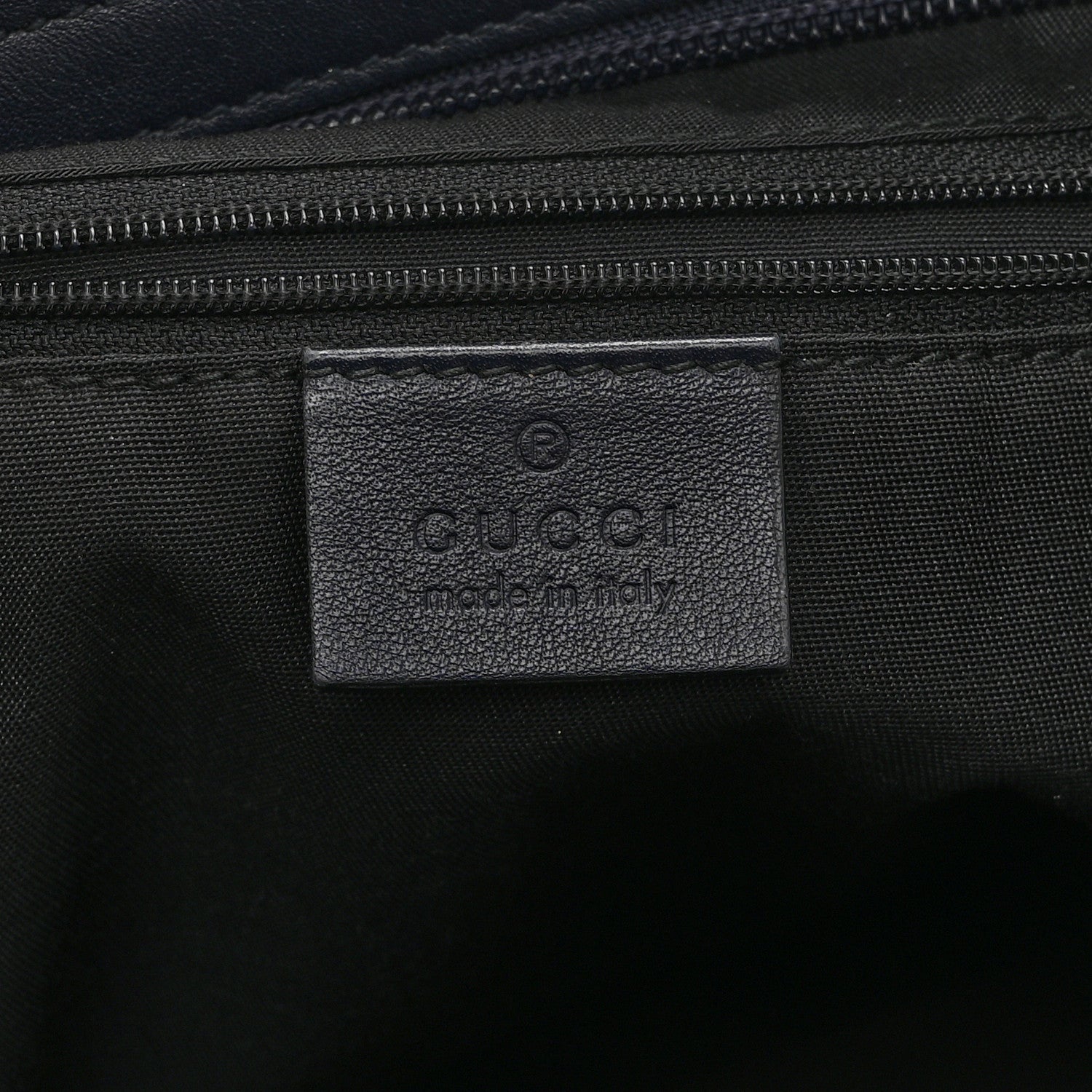Gucci GG Plus Monogram Medium Flat Messenger Bag Navy 6 of 10