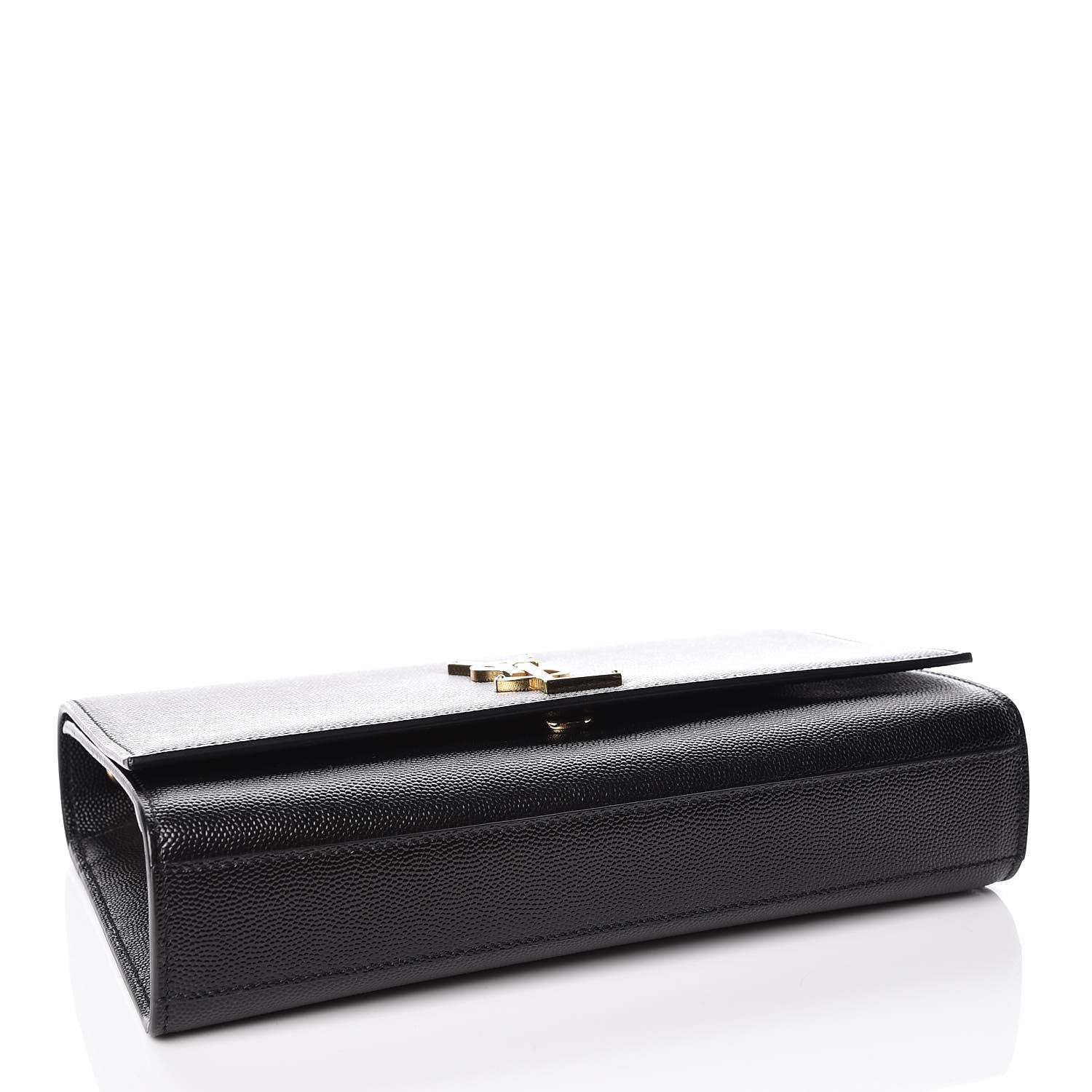 Saint Laurent Grain De Poudre Medium Classic Monogram Kate Satchel Black 4 of 10