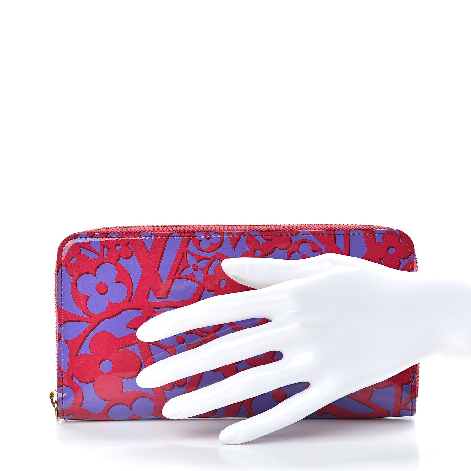 Louis Vuitton Patent Sweet Monogram Zippy Wallet Rose Indien 2 of 11