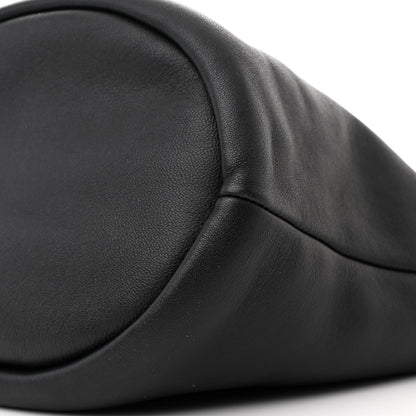 Loewe Mellow Nappa Lambskin Flamenco Bucket Bag Black 9 of 11