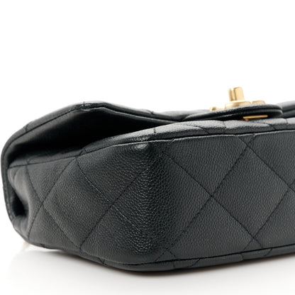 Chanel Caviar Quilted Mini Sweetheart Flap Black 10 of 12