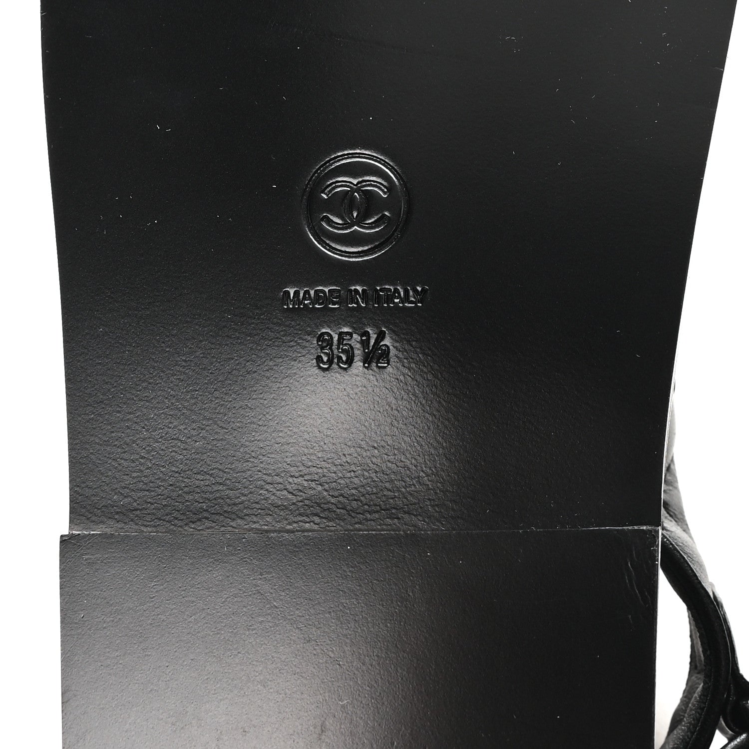 Chanel Lambskin Quilted Velcro Dad Sandals 35.5 So Black 7 of 9