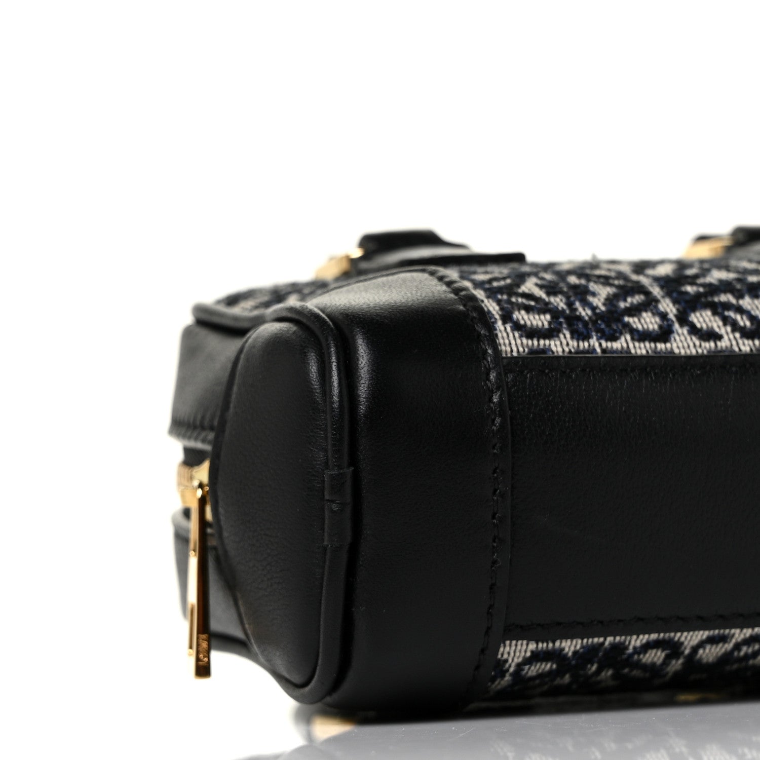 Loewe Jacquard Anagram Calfskin Amazona Nano Black Navy 6 of 7