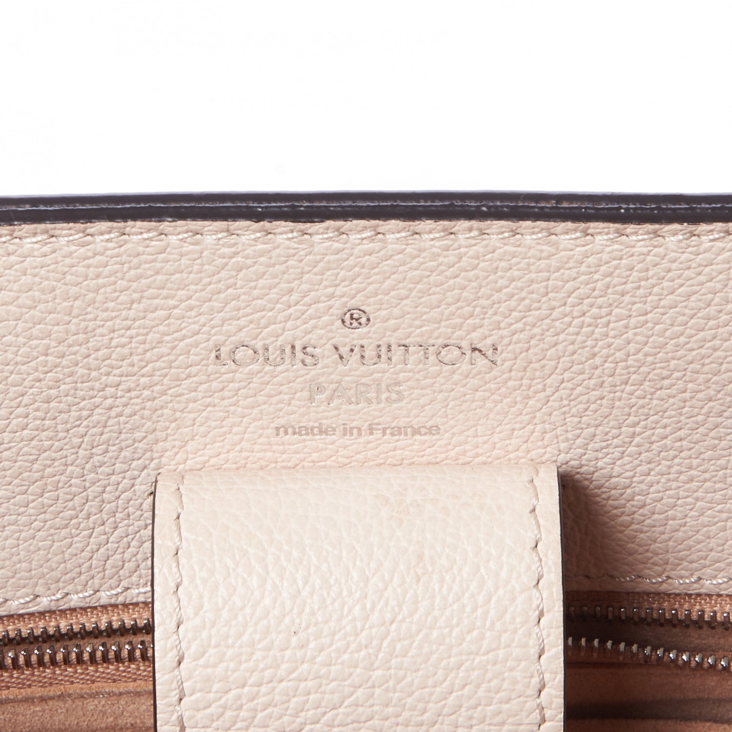 Louis Vuitton Calfskin Lockme Bucket Soie Quartz Calla 7 of 8